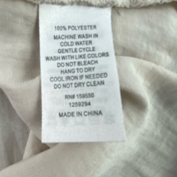 Maison D’Amelie Paris Champagne Cream Smocked Puff Sleeve Blouse Women’s Medium - Picture 6 of 12